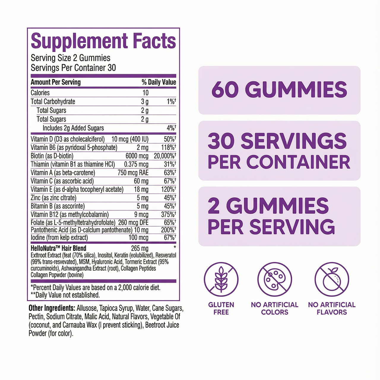 Hair Vitamin Gummies