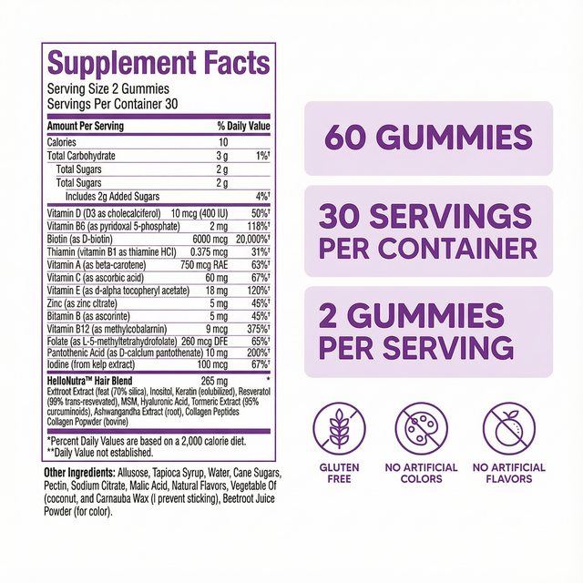 Hair Vitamin Gummies