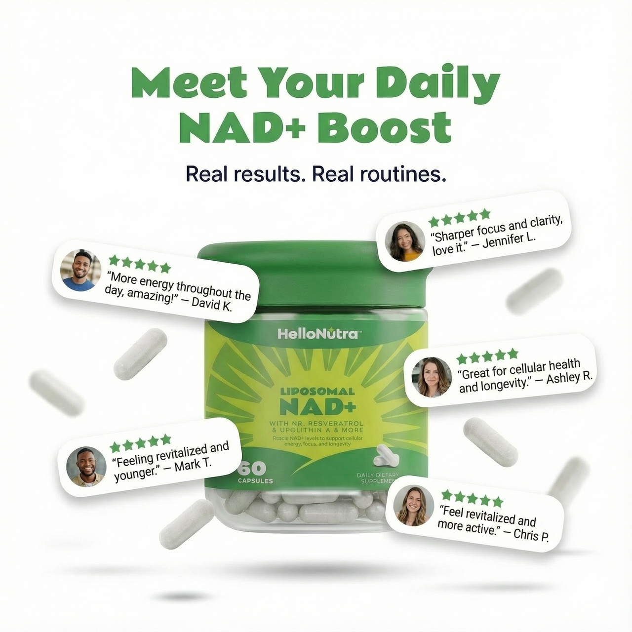 Liposomal NAD+